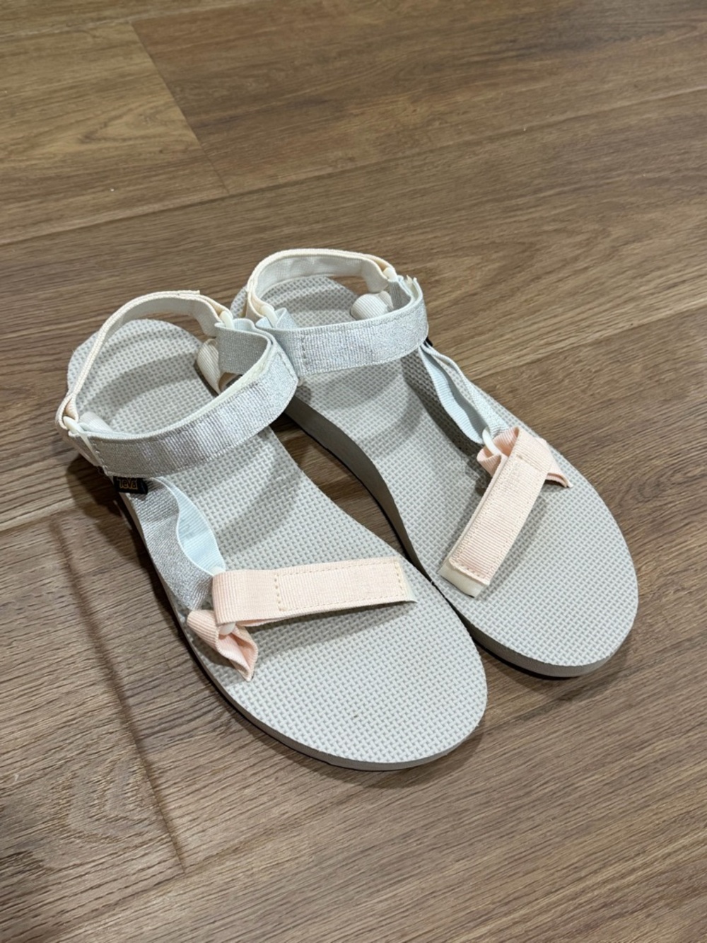 Teva Women's Sandals in Light Pink and Gray